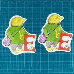 イラスト付きマグネット 2個セット
