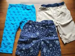 ハーフパンツ　レギンス7分丈　　UNIQLO　GRINKIDS 3点セット