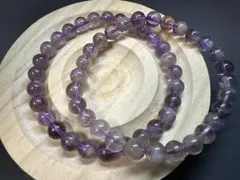 【#625】 天然石 ブレスレット ライモナイトインアメジスト