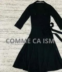 COMME CA ISMコムサイズ厶7袖分ワンピース
