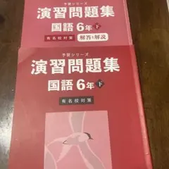四谷大塚・予習シリーズ・6年下・国語・演習問題集