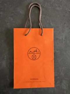 HERMES オレンジ ショップ袋