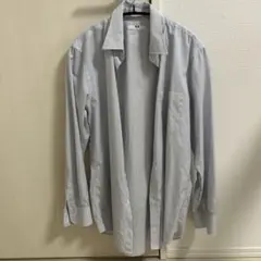 ユニクロ　ストライプ 長袖Yシャツ M