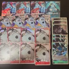 ワンピースカードゲーム　ジンベエ　プロモパラレル等　22枚　まとめ売り