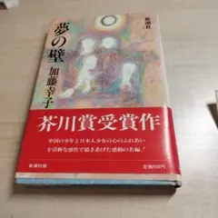 夢の壁 加藤幸子 芥川賞受賞作 新潮社