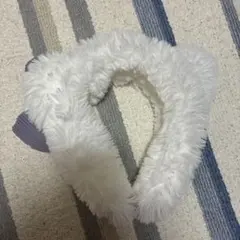 キティー　USJ ホワイトファーカチューシャ