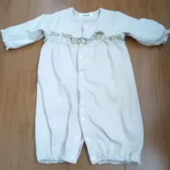 SLAP SLIP フリルロンパース クリーム色