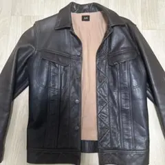 稀少 Lee 70s USA製 ヴィンテージ 短丈 レザージャケット ブラウン 70s Lee WESTERNER 