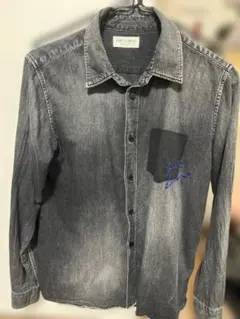 SAINT LAURENT デニムシャツ ブラックのサムネイル