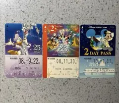 ディズニーリゾートライン リゾラ フリー切符 ディズニーランド25周年 ドナルド