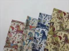 リバティ　2025AW　セレスティアルペース　各26x25㎝　金ラメ