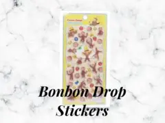 【新品】Bonbon Drop シール　おさるのジョージ