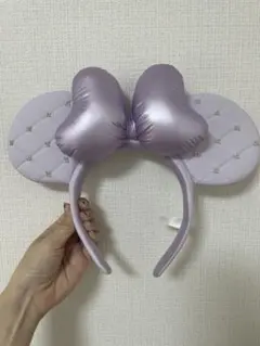 カチューシャ　ディズニー　ミニーリボンキルティングカチューシャ