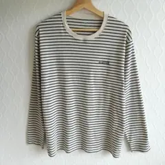 ✨美品✨mont-bell 長袖Tシャツ ボーダー【L】トップス カットソーのサムネイル