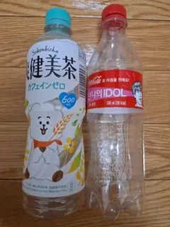 BTS JIN コカコーラ・BT21 RJ 爽健美茶 ペットボトル2本セット