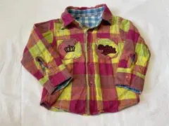 Baby Doll チェック柄シャツ リバーシブル