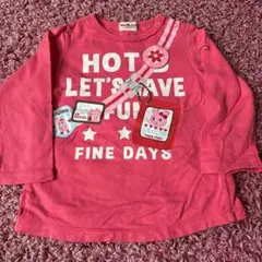 ミキハウス ホットビスケッツ　長袖Tシャツ 90 ロンT MIKI HOUSU