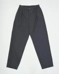 ATON エイトン コットンギャバジン タックパンツ 00 ブラック - メルカリ