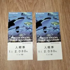 名古屋港水族館 入館券 2枚のサムネイル