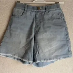 GLOBAL WORK デニム　ライト　ブルー ハーフパンツ 150