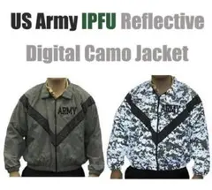 米軍 USArmy IPFU 反射デジタルカモトレーニングジャケット M/R 米軍 US Army IPFU 反射デジタルカモトレーニングジャケット M/R