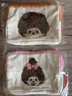 カプセルトイ モンチッチ さがらポーチ2点セット