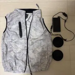 XEBEC 空調服 ベスト ファン バッテリーセット 迷彩