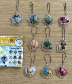 トイストーリー　アクリルキーホルダー 10個セット①フルコンプリート