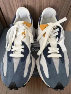 レディース　New Balance スニーカー ホワイト/ネイビー/オレンジ