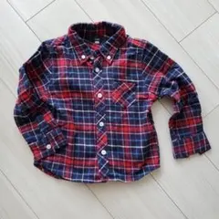 【SHIPS】チェック柄ネルシャツ