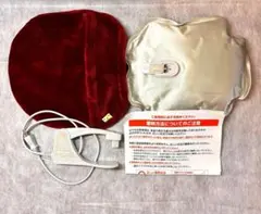 【美品/動作確認済】THREEUP 蓄熱式エコ湯たんぽ nuku2 赤 ぬくぬく