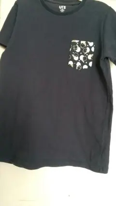 半袖Tシャツ　150 すみっコぐらし　紺色アイス　ユニクロ　UNIQLO