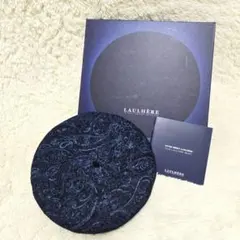 LAULHERE ダークブルー ペイズリー柄　ベレー帽 M　新品