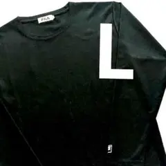 【美品・Lサイズ】フィラFILA●ドライ素材●ロングTシャツ●ブラック