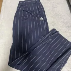 完売品GU × MiharaYasuhiroコラボストライプワイドパンツXL