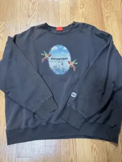 Paragraph ブラック スウェット