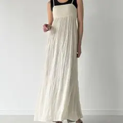 JUNOAH キャミソール シアーワンピース （XL）