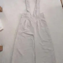 セレクトモカ　レディース サロペット ワイドパンツ ベージュのサムネイル
