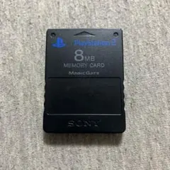 ps2 メモリーカード　純正　SONY　黒　F