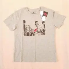 断捨離中! 新品『GU(ジーユー)×ザ・ローリングストーンズ』Tシャツ 灰 Mのサムネイル