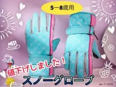 【すず様専用】キッズスノーグローブ