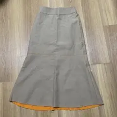 美品　B.C.STOCK リバーシブルスカート 台形スカート　ロングスカート