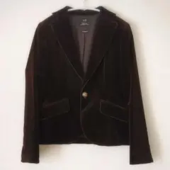 美品♡トゥービーシック テーラードジャケット M ブラウン ベロア 上品 