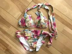 【中古品】花柄セパレートビキニ サイズ9
