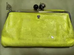 ANNA SUI アナスイ　長財布　プレイングキャット　黄色のサムネイル