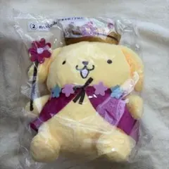 新品★サンリオ ポムポムプリン当たりくじ ②ぬいぐるみ 　30thアニバーサリー