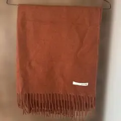 チーズケーキ様ROYAL PARTY フリンジ付きマフラー オレンジ