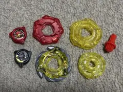 ベイブレードX ウルフ、クロコフレイムD,Q9-65 GN(未使用品)