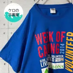 フルーツオブザルーム メンズ 2XL ブルー US古着