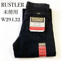 RUSTLER ラスラー ラングラー ブラックデニム レギュラーフィット